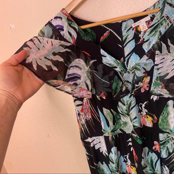 Est 1946 Black Floral Jumpsuit Medium - Picture 6 of 12